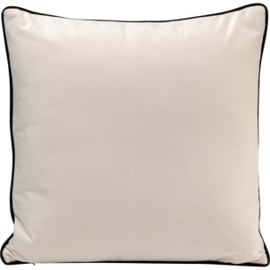Coussin Jacky noir et blanc Kare Design