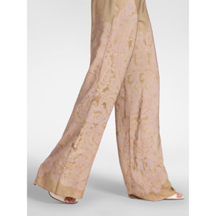 Elena Mirò - Pantalones rectos estampados - Beige