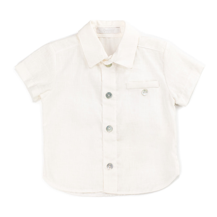 Camicia in Lino/Cotone