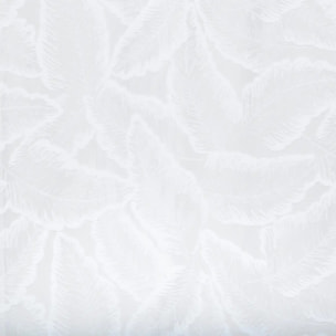 Voilage motif feuilles "Lazi" blanc 140x240cm