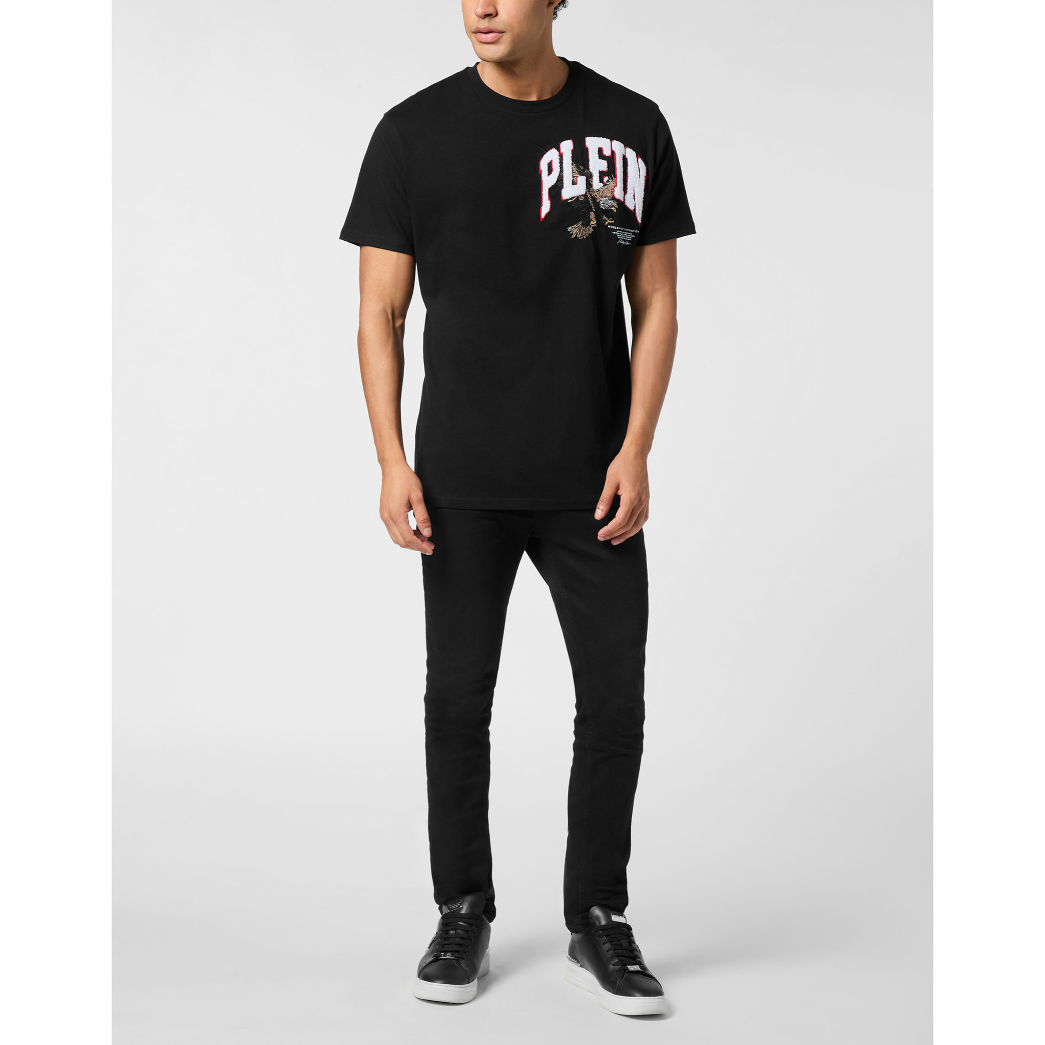 PHILIPP PLEIN T-Shirt Round Neck Ss EAGLE
