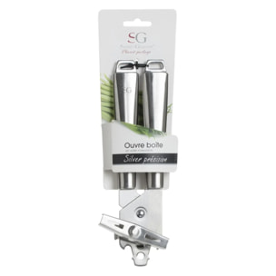 Ouvre-boîte "Silver Précision" en inox