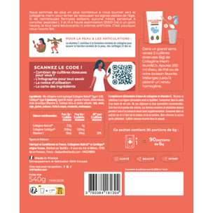 Nutri&Co Collagène Marin Type 1, 2 & 3 Peau & Articulations Goût Neutre - 540g