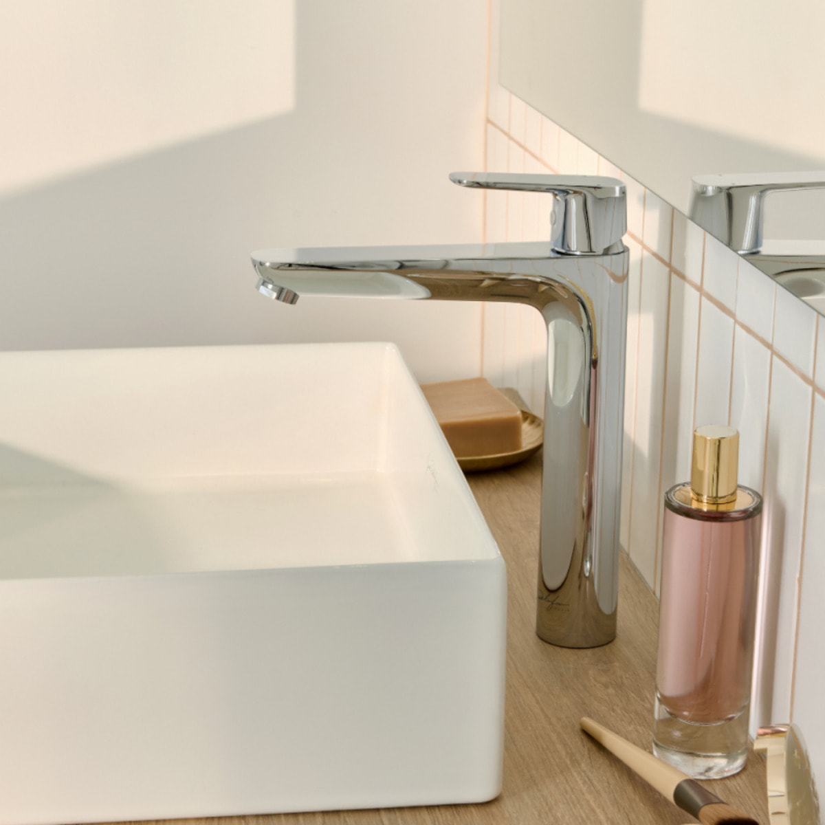 Mitigeur lavabo L July+ sans vidage Chromé