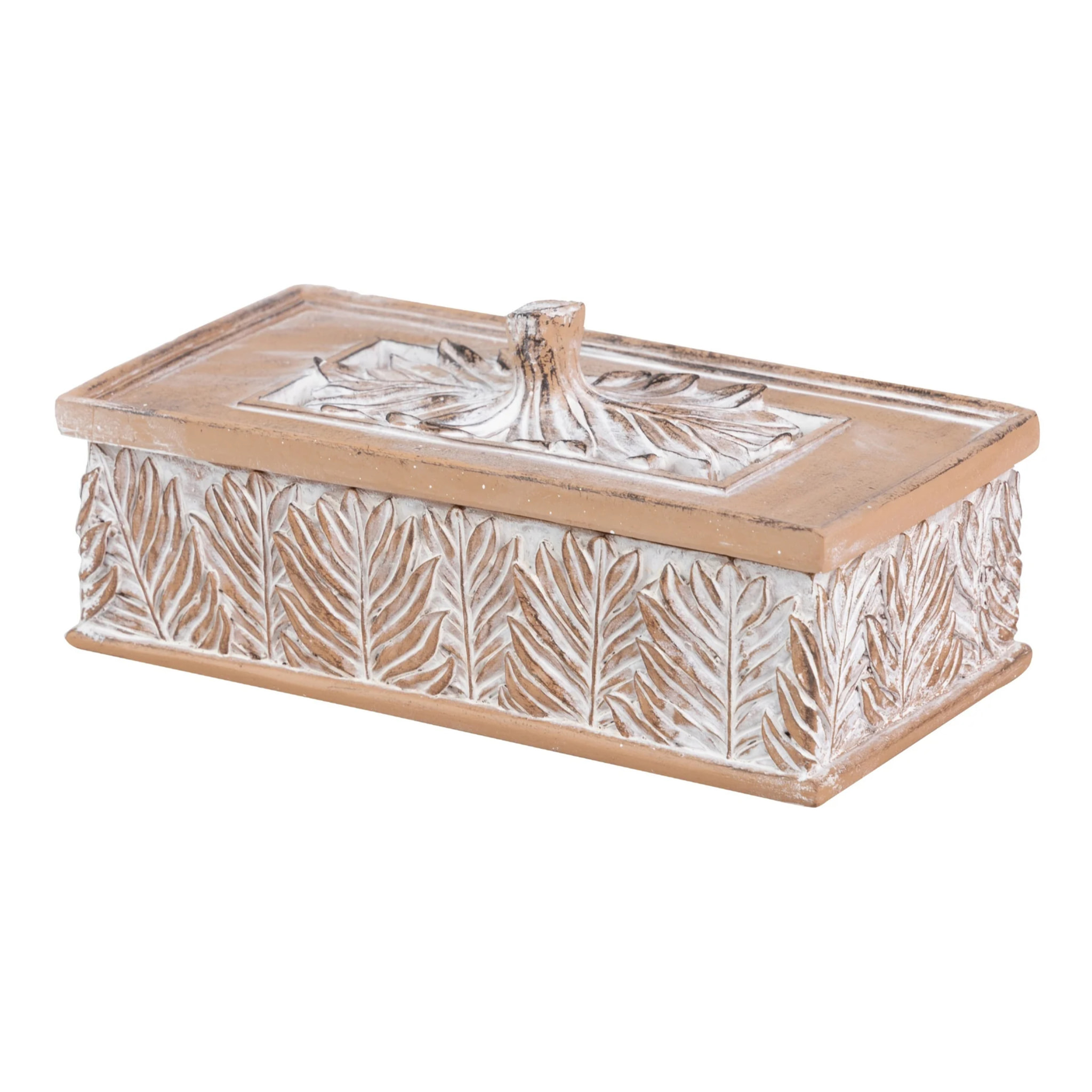 Caja Resina Natural 20x10x7,5 Cm