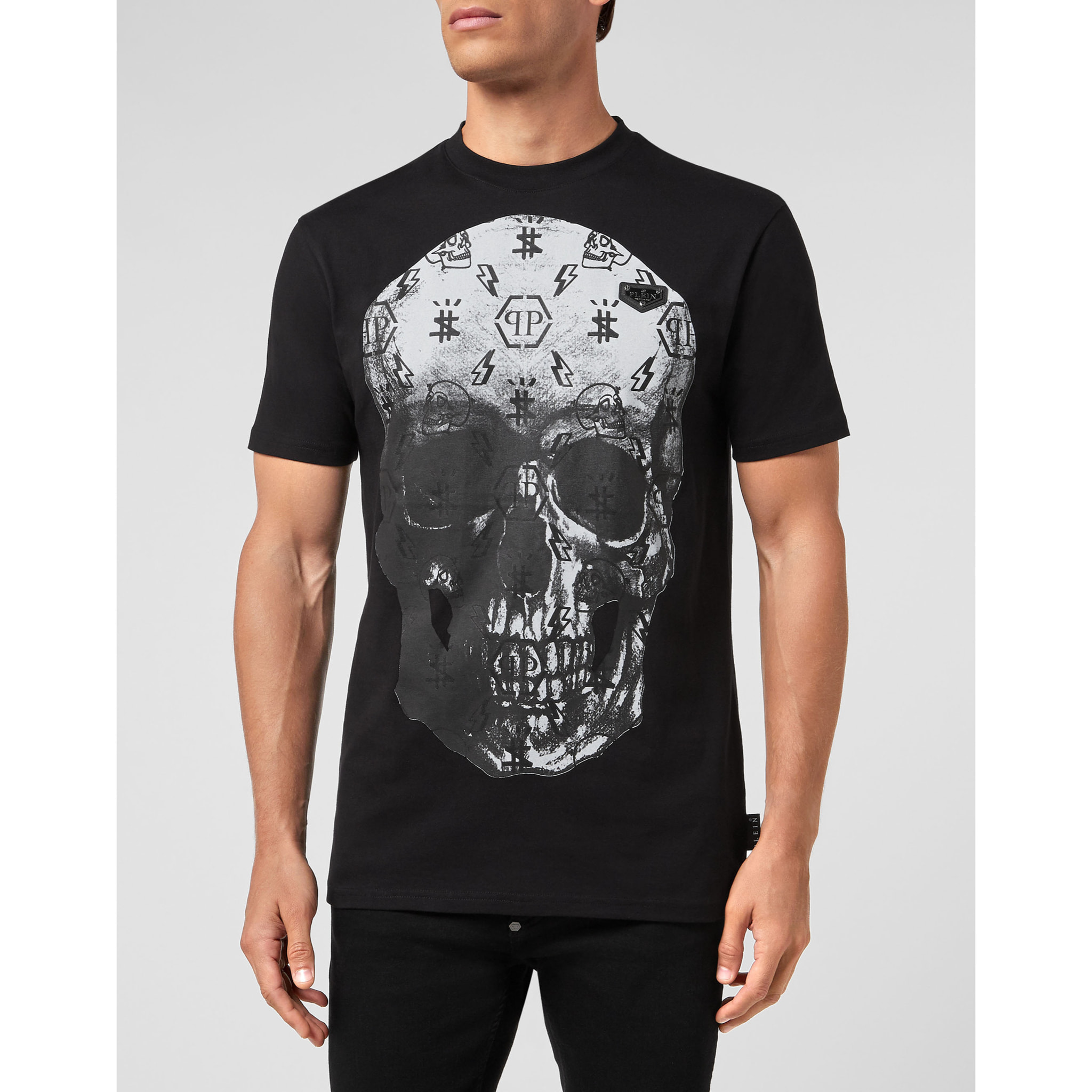 PHILIPP PLEIN Camiseta Cuello Redondo SKULL