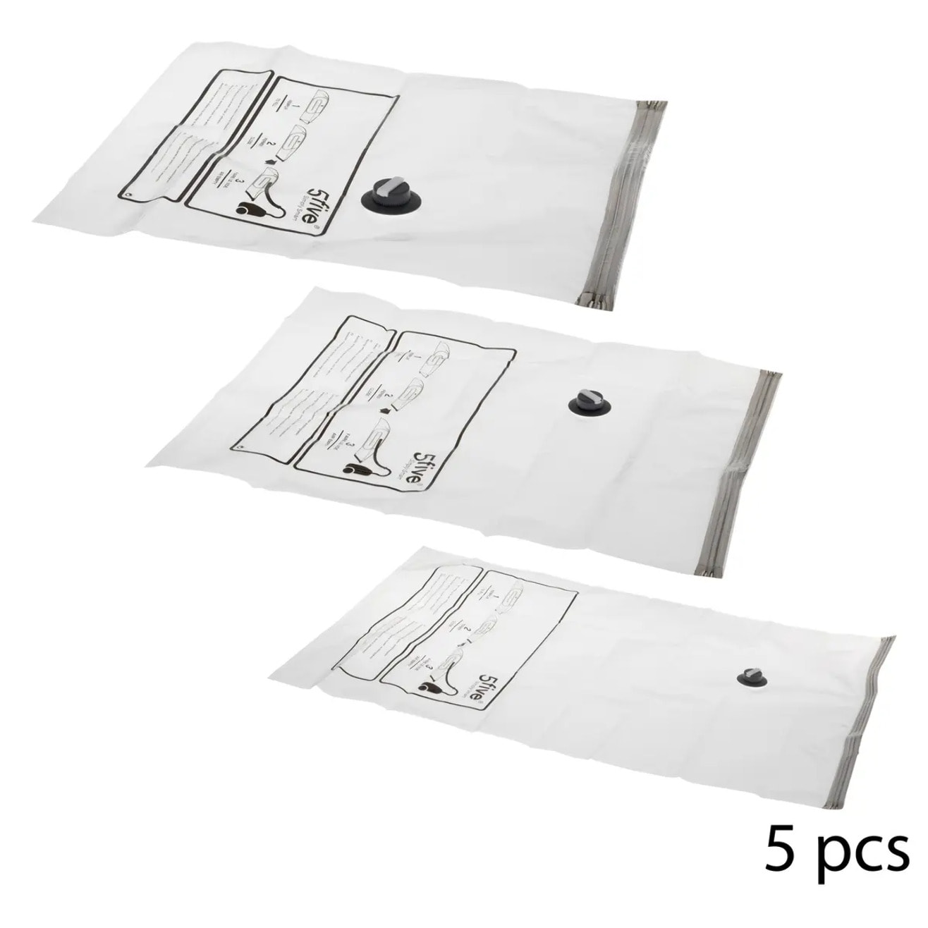Lot de 5 sacs compresseur "Air-Flat"