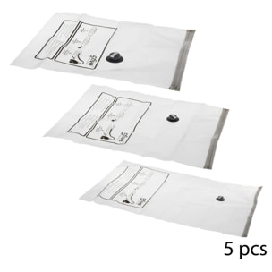 Lot de 5 sacs compresseur "Air-Flat"