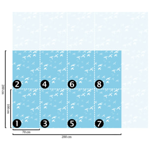 Carta da Parati Ufficiale Il Piccolo Principe Uccelli Volo