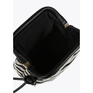 Borsa a mano a righe