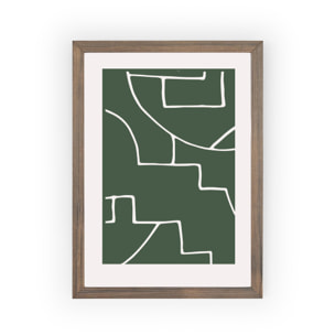 Poster Mosaik green