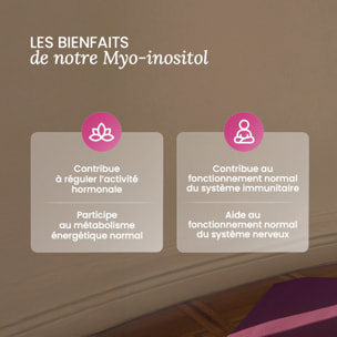 NUTRI & CO Myo-Inositol Pure en poudre + Vitamine B6 - SOPK, Soutien Hormonal & Métabolique - 150g goût neutre