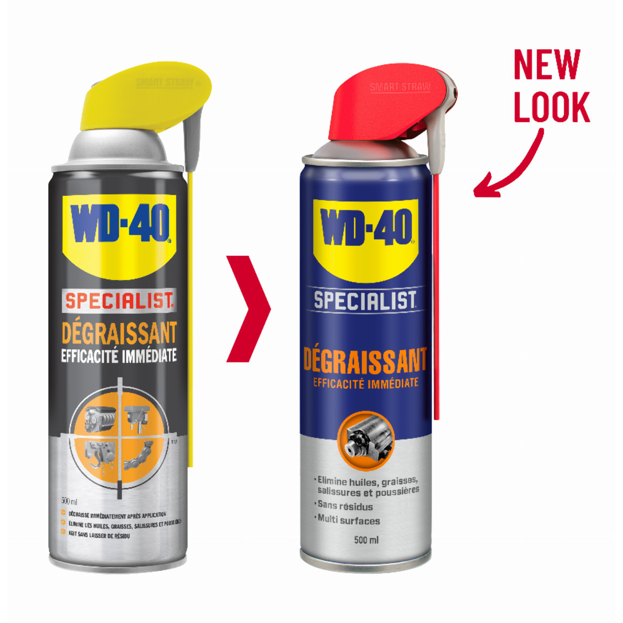 Dégraissant WD40 Efficacité immédiate - 33392