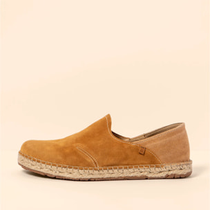 Zapatos N677 SILK SUEDE-COTTON TOFFEE / CAMPOS color Toffee