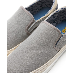 Bamba yute textil tipo slip-on Lois