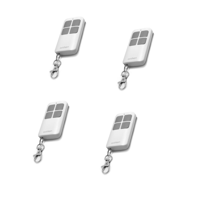 Lot de 4 télécommandes universelles pour motorisations