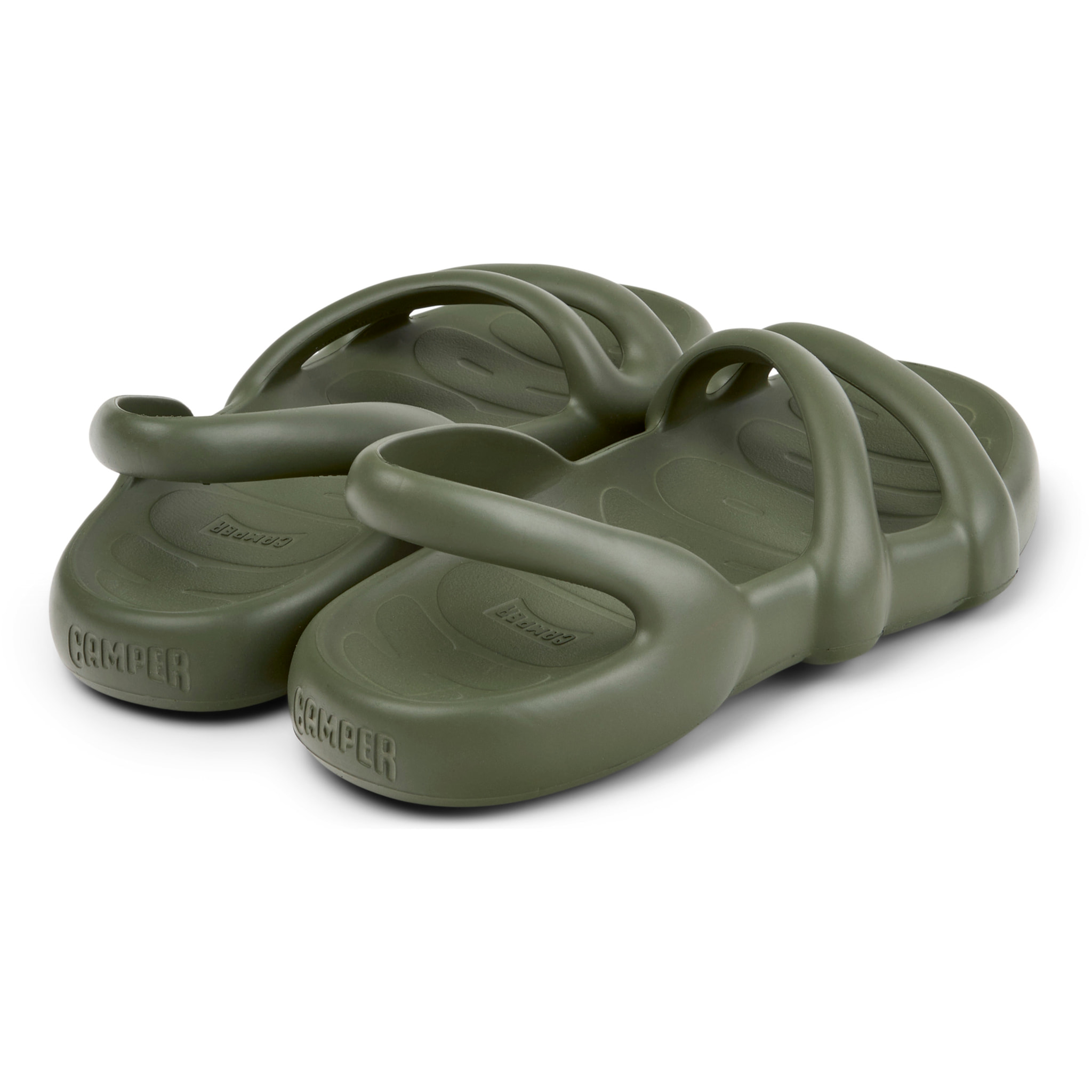 Sandali - CAMPER Kobarah Flat - Verde - Sintetico