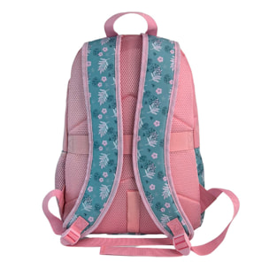 Stitch Pink Zaino Americano adattabile al carrello.