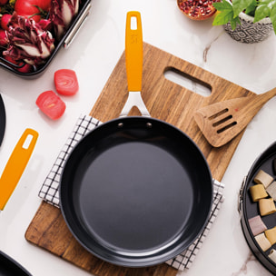 Juego de 2 Sartenes Ø16Ø28cm en aluminio forjado para inducción COMPACT San Ignacio