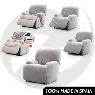 Funda TERCIOPELO ANTIMANCHAS Multi elástica para RELAX PIES JUNTOS modelo VERONICA