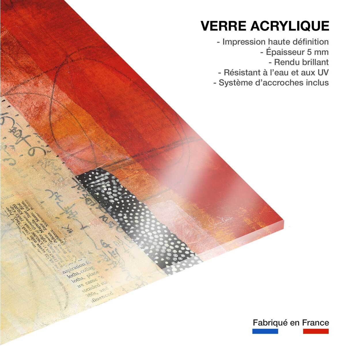 Tableau sino collage Tableau plexiglas