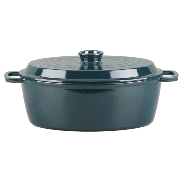 Cocotte ovale 33 cm en fonte émaillée
