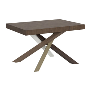 Table extensible 90x130/234 cm Volantis Noyer cadre 4/C