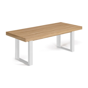 Table repas extensible Brixton - Bois - Blanc