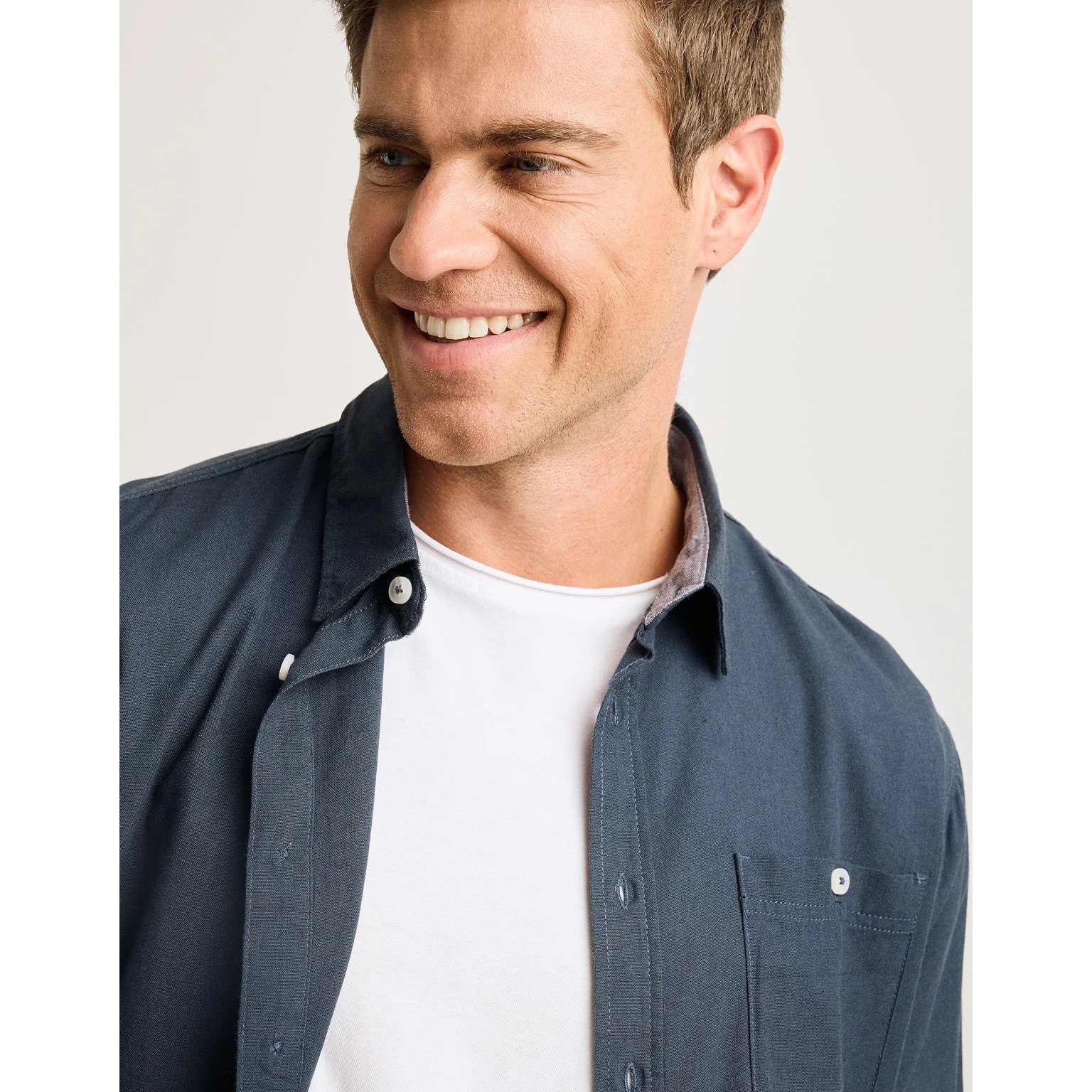 Camisa Manga Larga Azul Marino - Pouka