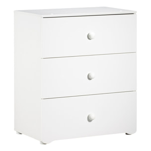 Chambre complète bébé avec lit 120x60cm et commode à langer 3 tiroirs