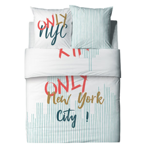 Parure Housse De Couette 3pcs 100% coton 57fils Only