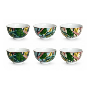 Lot de 6 petits bols, BORNEO