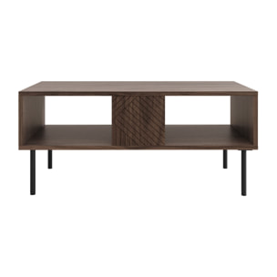 Salvador - table basse - effet bois - 100 cm - Bois