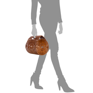 Zerfaliu bolso de mano de madera.