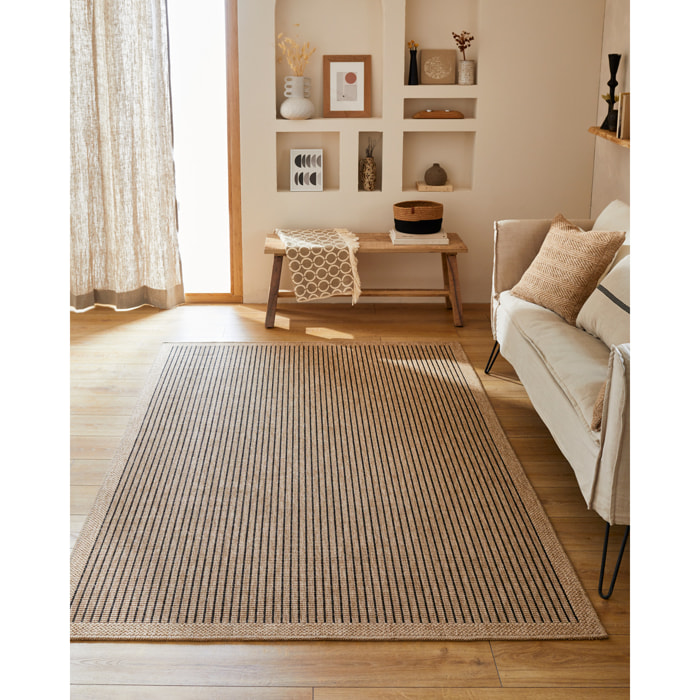 Tapis effet jute en polypropylène