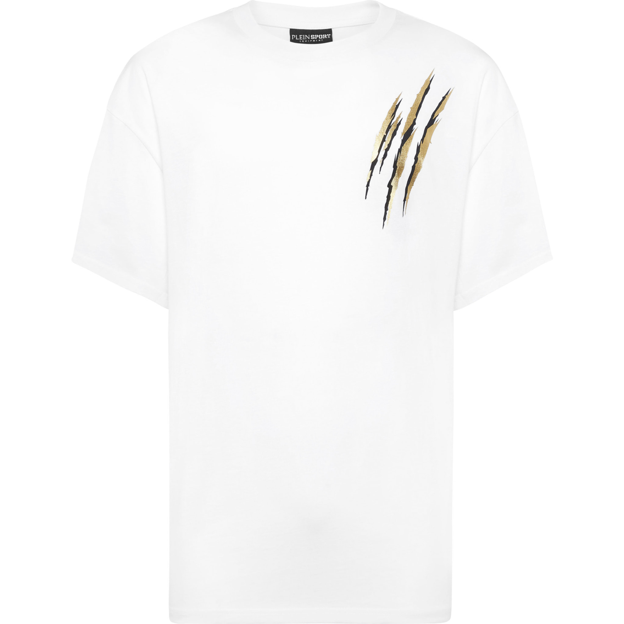 PLEIN SPORT Camiseta de cuello redondo y manga corta SCRATCH