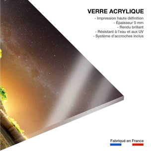 Tableau décoratif sous le ciel étoilé de zanzibar Tableau plexiglas