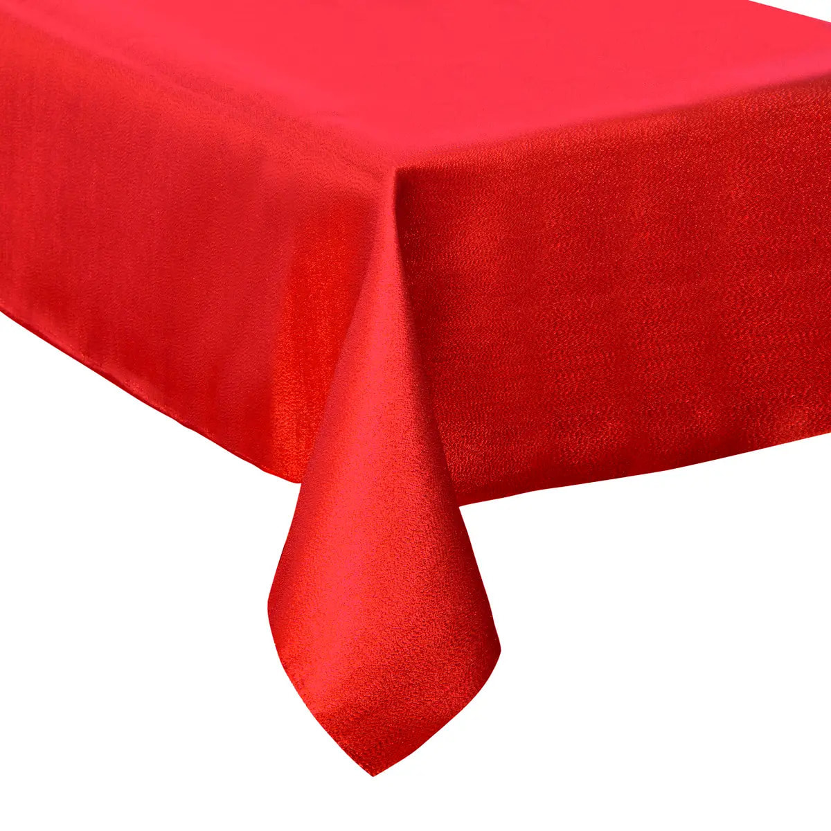 Nappe pailletée 140x360cm rouge