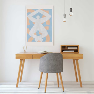 Tableau pastel et courbe Tableau alu Dibond