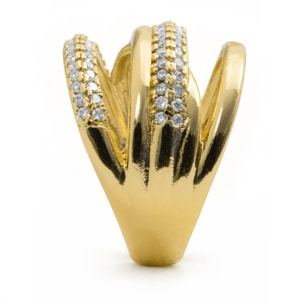 Anillo Raves acabado oro amarillo 18k