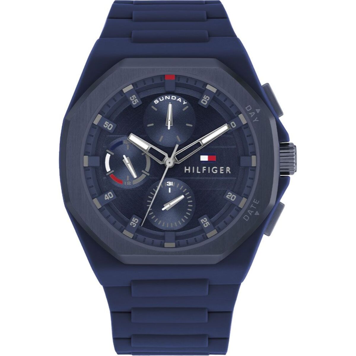 Reloj Tommy Hilfiger 1792122 Hombre Analogico Cuarzo con Correa de Silicona