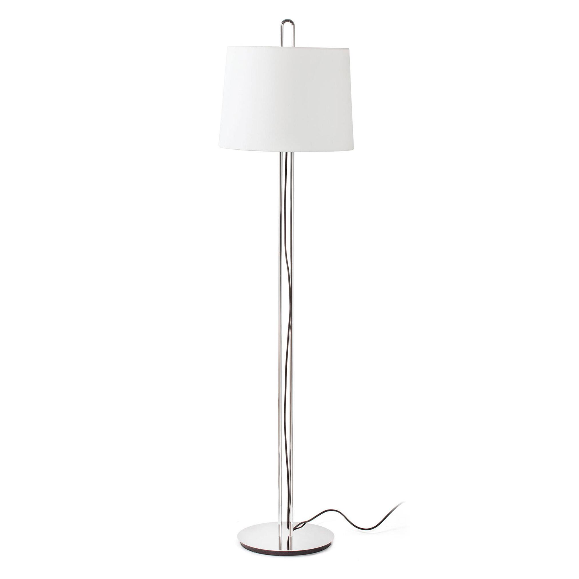 MONTREAL Lampada da terra chrome/beig