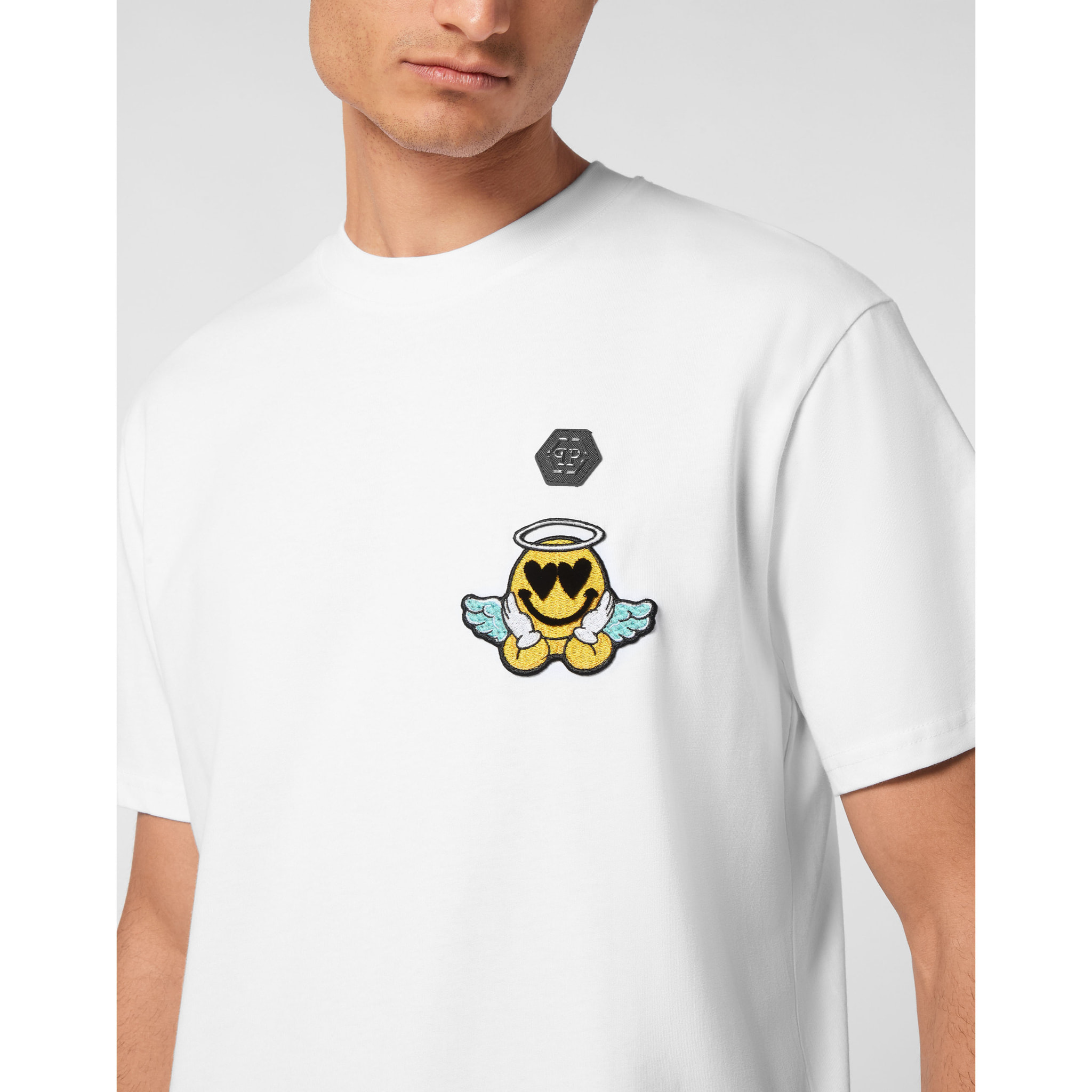 PHILIPP PLEIN Camiseta Cuello Redondo SMILE