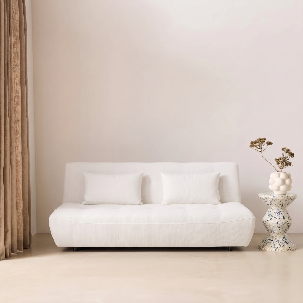 Banquette convertible tissu chenille 3 places KLIK