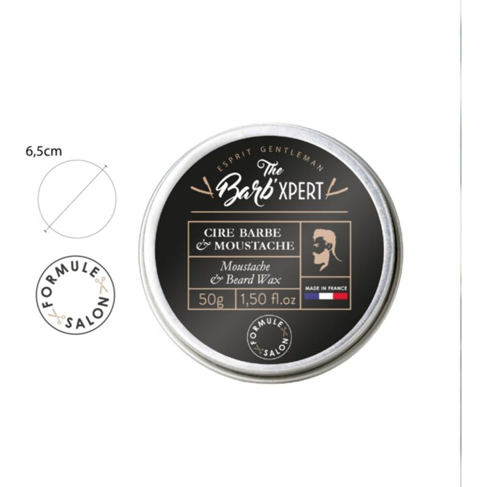 Cire barbe et moustache BARB EXPERT à barbe 50gr