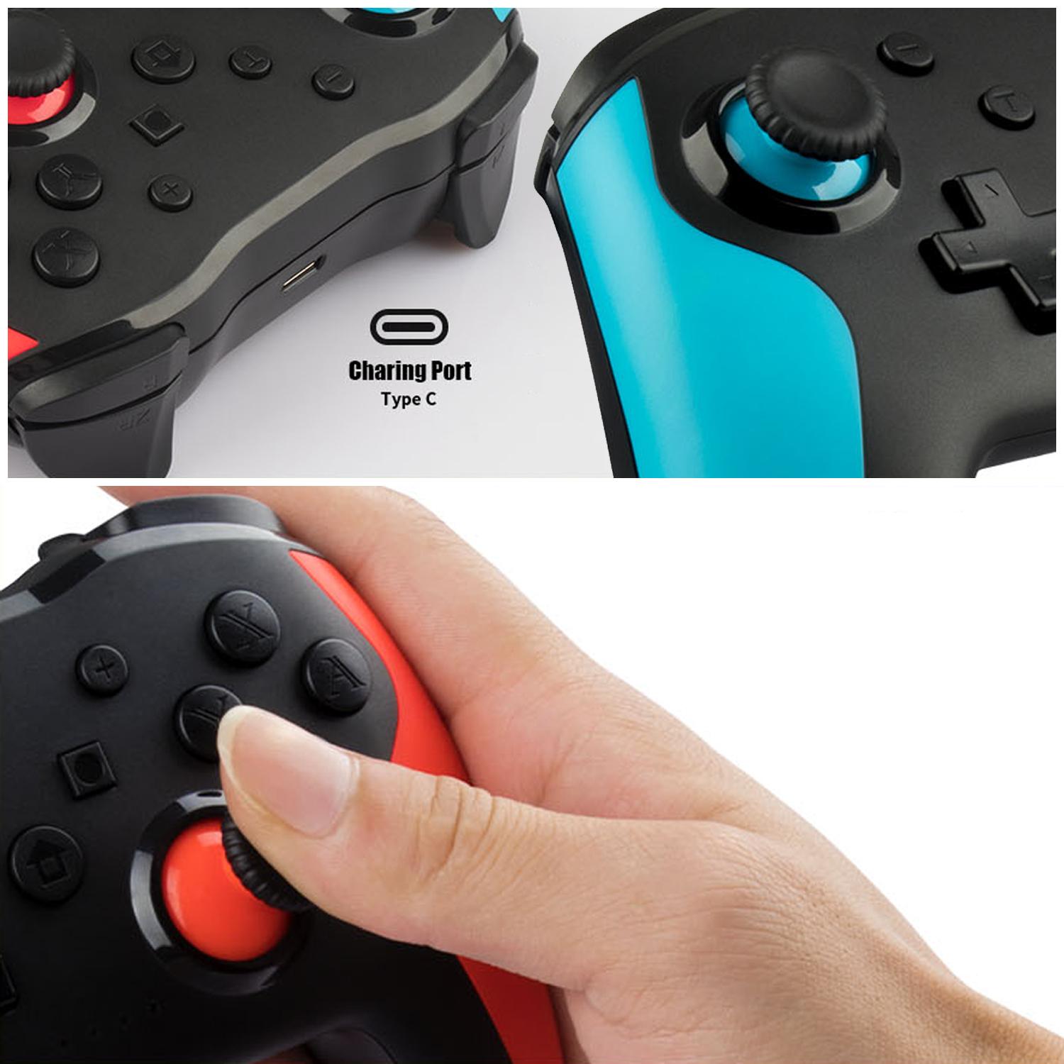 Controller wireless Bluetooth Compatibile con N-Switch/PS3/PC/telefono Android/piattaforma Android TV.