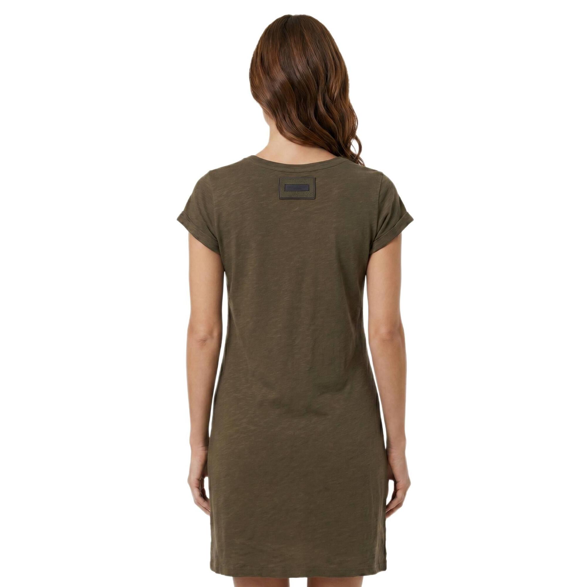 Vestido de mujer estilo safari urbano