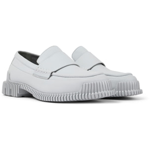 Zapatos de cordones - CAMPER Pix - Gris - Cuero liso
