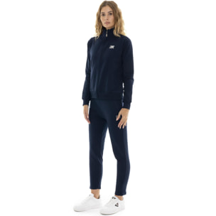 Tuta da donna invernale con colletto e zip "Silver"