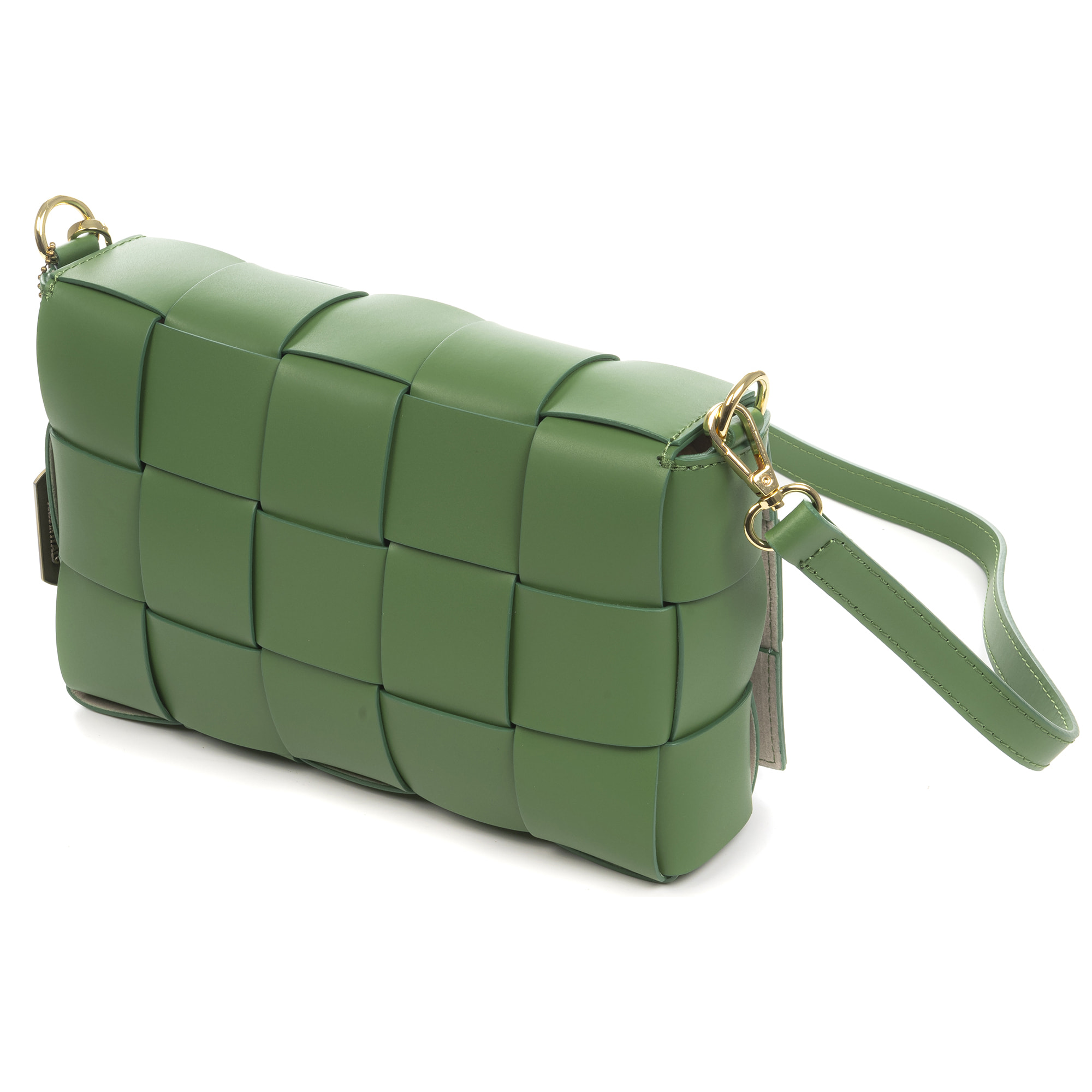 Borsa a tracolla da donna Andrate. Finitura Ruga in vera pelle